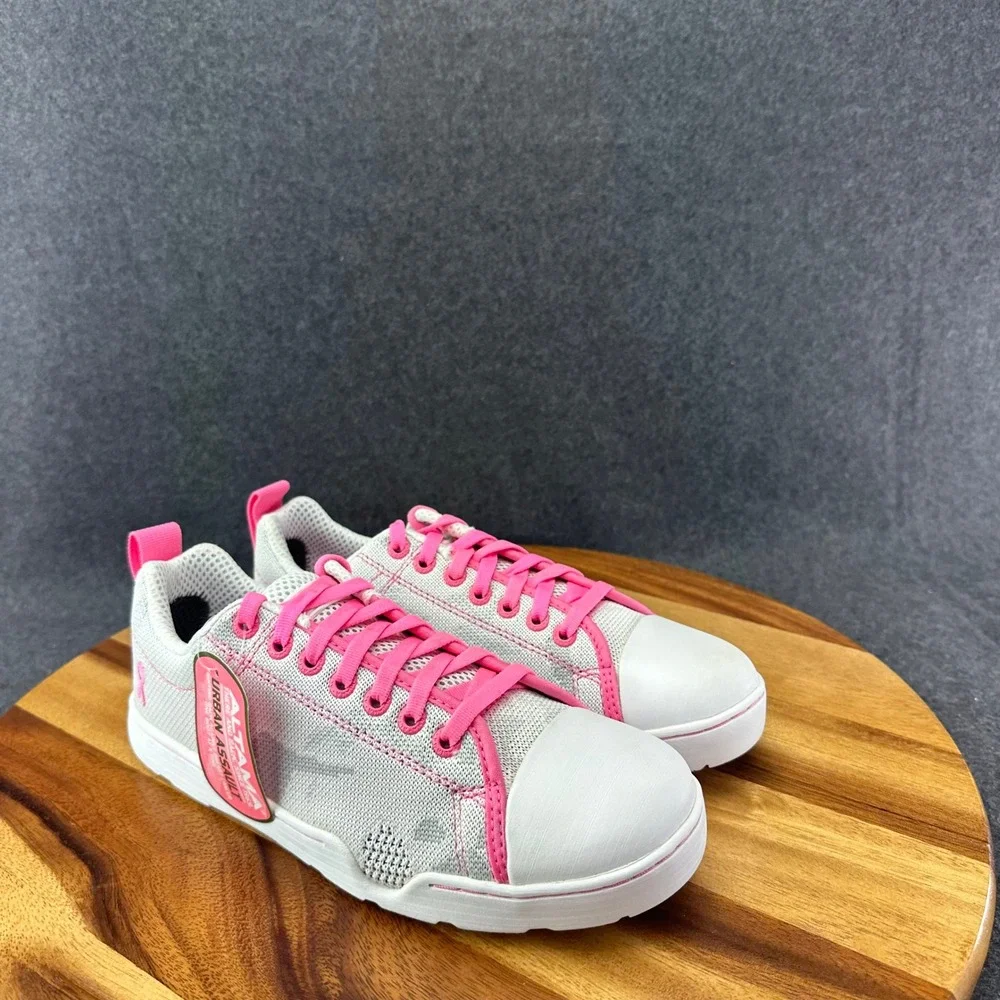 ALTAMA Urban Assault Low Sneaker Mens Sz 6 Alpine Camo Breast Cancer Awareness